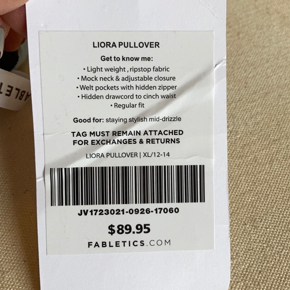 Fabletics Liora pullover size XL NWT - Picture 11 of 13